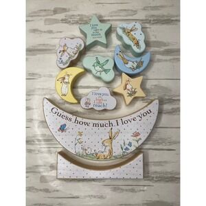 Kids Preferred Guess How Much I Love You Wooden Balancing Stacker Toy - Decor